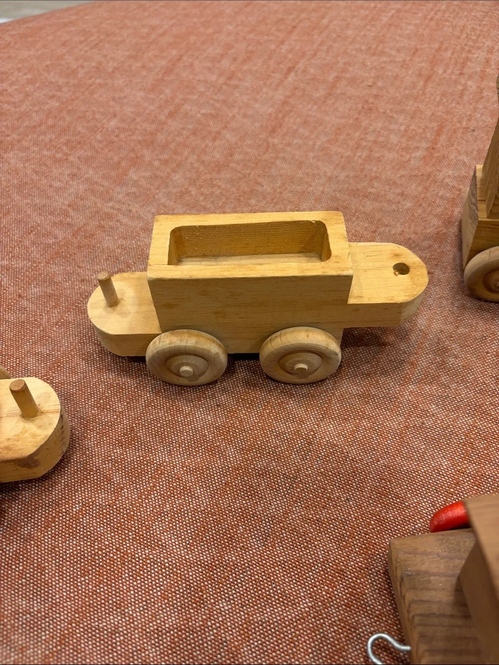 Vintage wood train for children